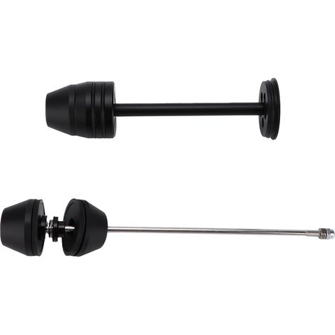 Protecteur de chute axe avant arrière moto, béquille roue, protection carénage R nine T 2013-2019, kit remplacement, paire, métal CNC noir. (1/5)