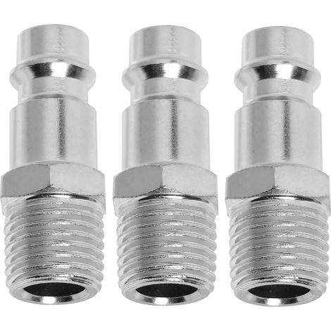 Raccord rapide mâle Euro 1/4 conique téfloné, Pièces Embout Compresseur, Raccords de compresseur d'air Coupleur pneumatique pour air (1/5)