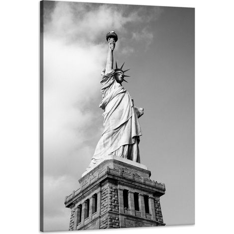 Cuadro sobre lienzo: Arquitectura, Estatua de la Libertad, 60x90 cm