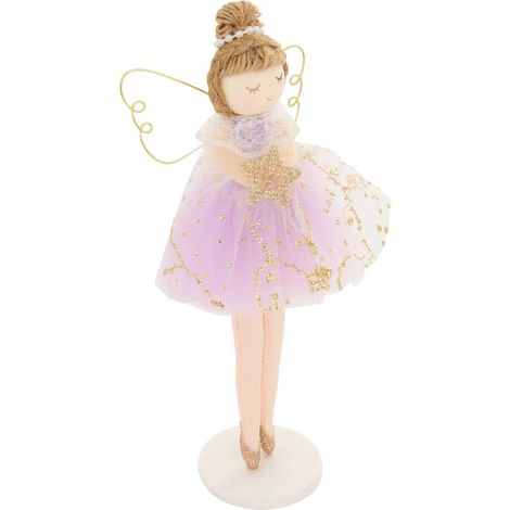 Ange de Noël debout multicolore H. 19 cm - Feeric lights & christmas (1/5)