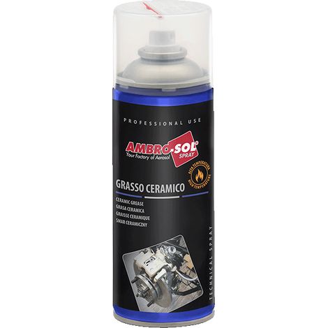 Grasso Ceramico AMBRO-SOL Resistente Alte Temperature (1200°C) 400ml (1/2)