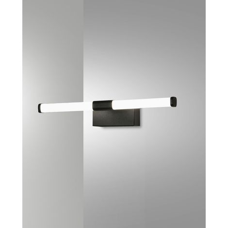 Ago Applique Nero Collezione AGO Lampada LED 8W 480 Lumen Design Moderno