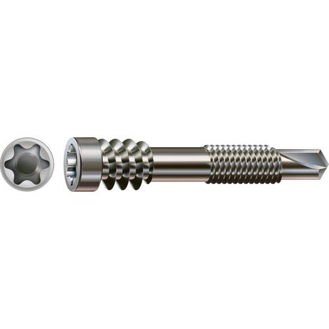 Spax 5x51 Terrasse Alu A2 Zylinderkopf T-Star Plus T25 Fixiergewinde (1/5)