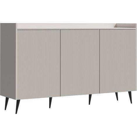 Aparador Mirfivu 101 , 92x150cm, Número de puertas: 041cm, Aglomerado laminado, MDF (1/5)