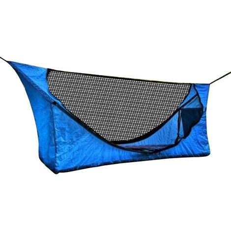 Tragbare Outdoor-Hängematte, wasserdichtes und atmungsaktives Schattenzelt, Faltbett für Picknicks und Camping.