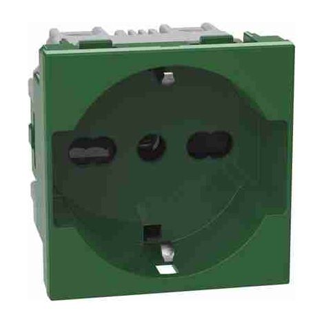 Prise italienne standard BTIJ4140A16G P40 2 P+T 16 A 250 Vca - entraxe 19 mm et 26 mm