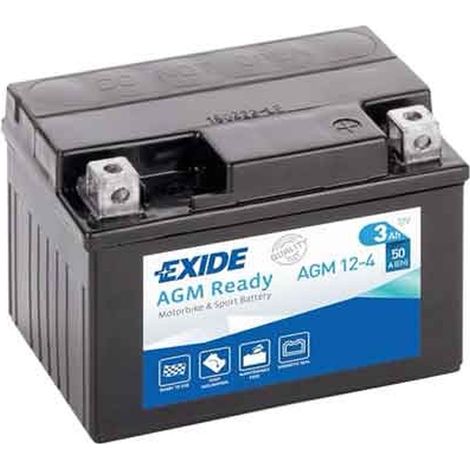 BATTERIA PER MOTO 'EXIDE' 12V - 3Ah - 115x70x85h mm