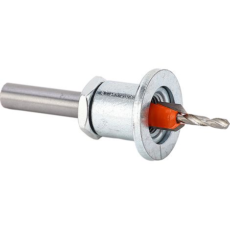 Foret conique à butée réglable, fraise à chanfreiner hélicoïdale pour bois, plastique et métaux tendres 3,0 x 8 mm (1/5)