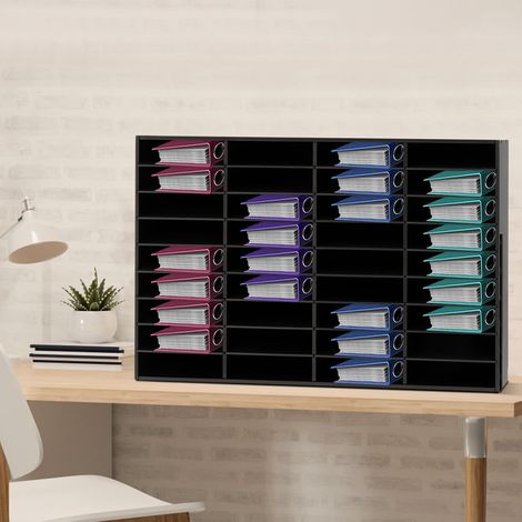 Dokumentenablage, Büro Literature Organizer 4x9 Fächer Schreibtisch Briefablage, 100x30x61cm Ablagefächer Ablagesystem Desktop Aktenhalter Zu Hause, Büro, Klassenzimmer