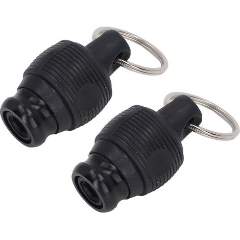 2 pièces porte-embout tournevis à libération rapide résistant à l'usure porte-clés pour outils de diamètre 1/4 pouce noir (1/5)
