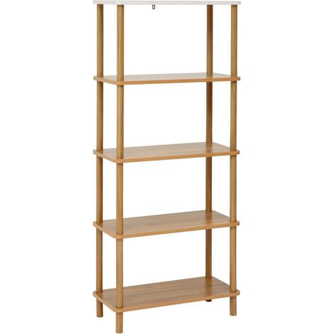 Come scaffale a 5 livelli effetto legno e marmo - 5five