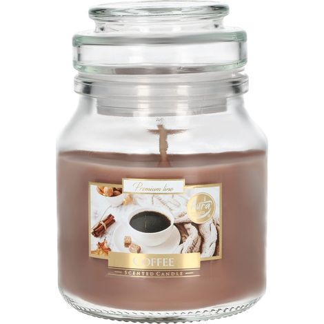 KOTARBAU Bougie parfumée Petit pot avec couvercle Coffe Idée cadeau aromathérapie Bougies décoratives Durée de combustion jusqu'à 28 heures (1/5)
