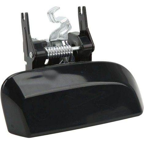 Poignée de porte extérieure arrière de voiture, ABS noir de remplacement pour Pathfinder R51 2005-2012, arrière gauche : 82607 ZP60E