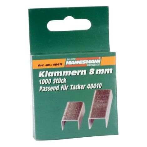 MANNESMANN FIXATIONS DE REMPLACEMENT PEUVENT TENIR DES 8 MM, M48411 48410 POUR CLOUEUR