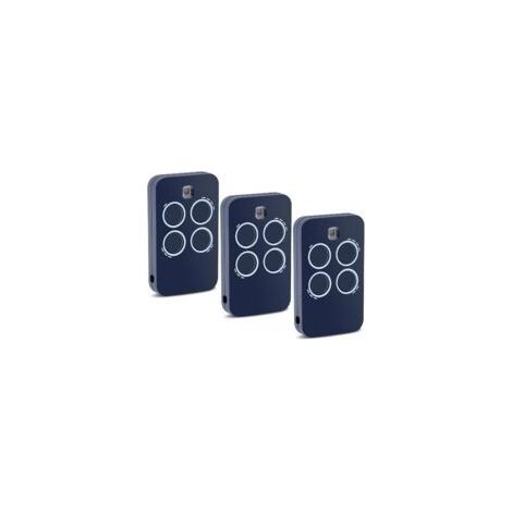 Paquete de 3 mandos a distancia de 4 canales y 433,92 MHz compatibles con Genius Echo TX4 433 RC, Echo TX2 433 RC, TE443H Bravo
