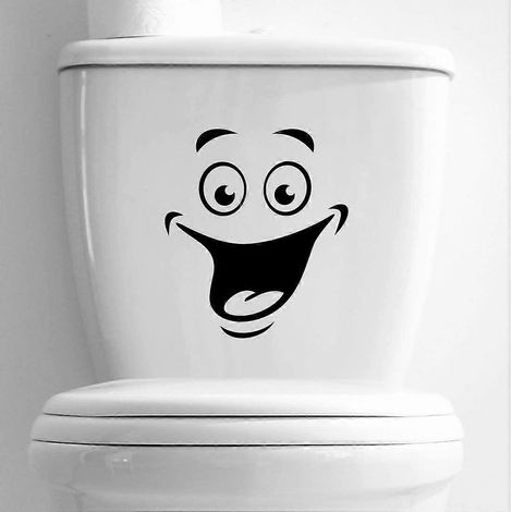 Sticker mural amusant pour salle de bain, décoration intérieure, papier peint pour cuisine, décoration de salon, décoration murale, décoration de salon (1/5)