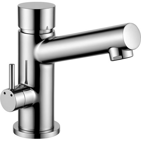 Mitigeur d'eau chaude/froide à bouton-poussoir temporisé