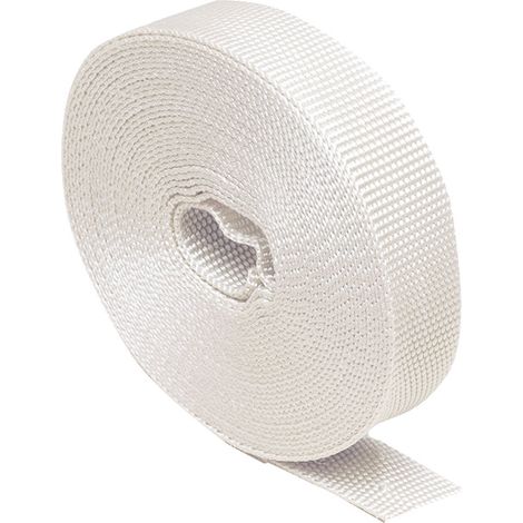Blindband "PR26", 18mm breit und 6 Meter lang, aus weißem Polypropylen