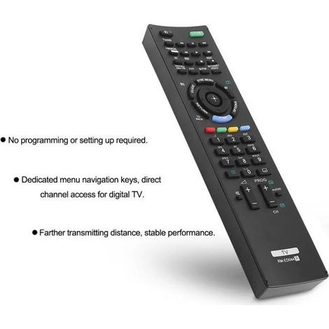Fernbedienung, Ersatzfernbedienung für Sony Smart TV RM-ED044-CHE (1/4)