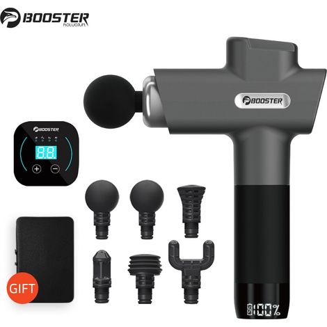 Pistolet de massage Booster M2-D à percussion pour tissus profonds, massage du cou, du dos et du corps, pistolet de massage portable pour les fascias, massage électrique de relaxation musculaire-AquaF