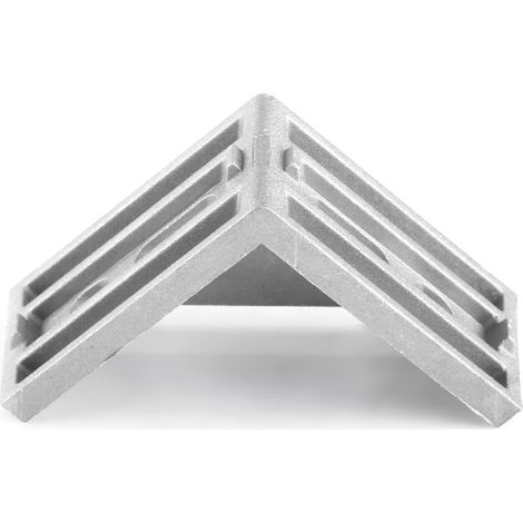 5 Stück L-förmige Eckverbinder aus Aluminiumlegierung, rechtwinklige Winkelbefestigung, 58 x 58 mm (1/5)