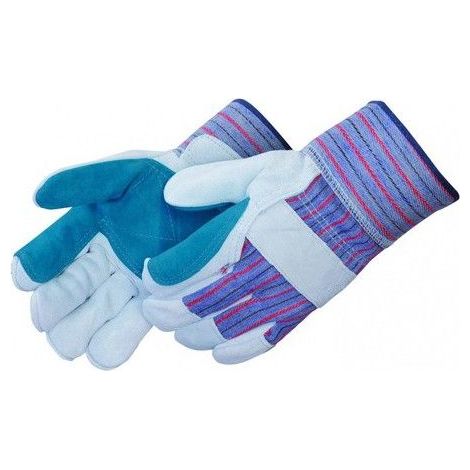 Gants de travail en cuir - Cuir de vachette pleine fleur - Conception Gunn - Pouce renforcé - Conformes EN 388 (1/5)