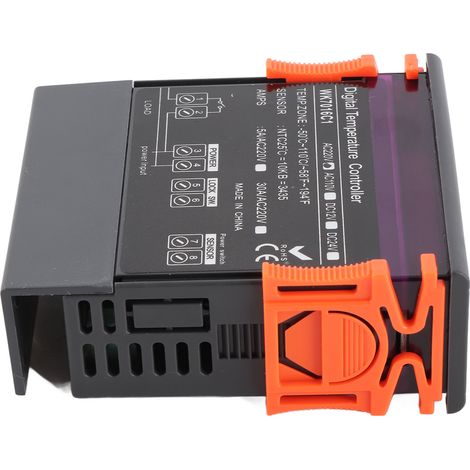 Régulateur de température numérique 5A thermostat frigo intelligent chauffage refroidissement étalonnage protection retard verrouillage données (1/5)