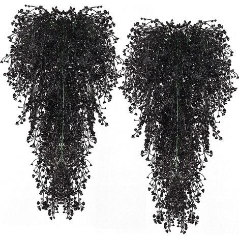 Vignes Faux 4 Pack Fougères Plantes Artificielles Grandes Faux Plantes Suspendues Faux Plantes Suspendues Plantes Murales (1/5)