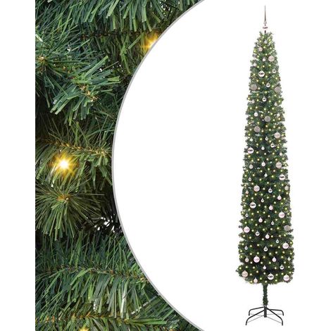 Árbol de Navidad artificial Verde 300 cm PVC, Acero y Plástico vidaXL
