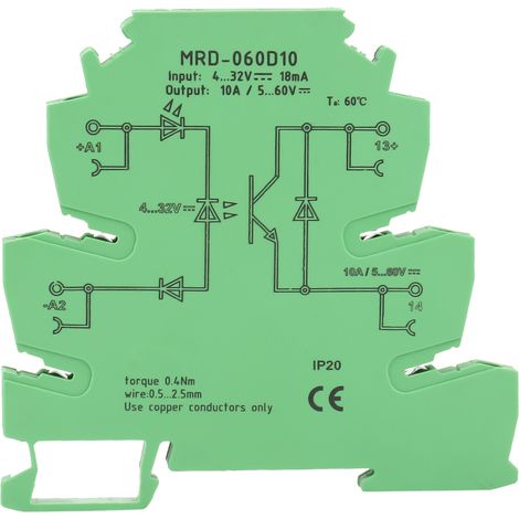 MRD-060D10 Ultra Thin PLC Relay Power Amplifier Board DC Solid State Relay Module (1/5)