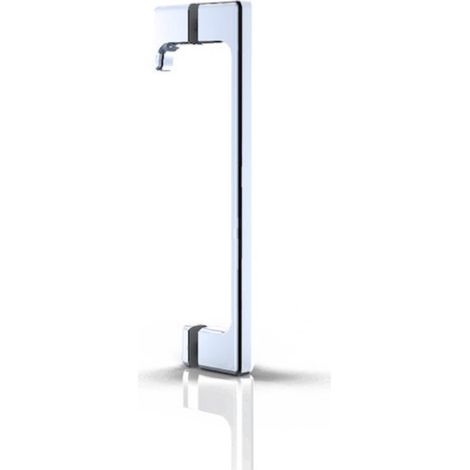 Swiss Aqua Technologies – Poignée pour porte de douche en acier inoxydable 19,2 cm – Finition chrome – SIKOMADLO1