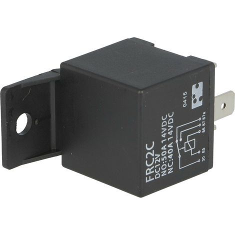 Relais 12V 50A SPDT pour voiture – Tension d'inductance 7.8V – Résistance de contact 30mΩ – Durabilité 10 millions de cycles (1/2)