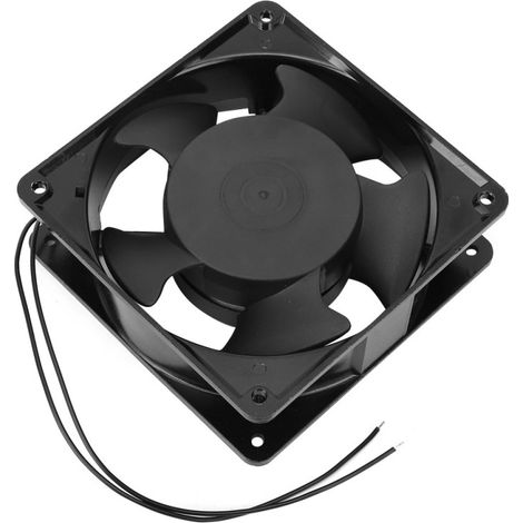 Ventilateur JYIO avec dissipateur thermique, double roulement à billes en cuivre pur, silencieux, 220-240 V, 120 x 120 x 38 mm (1/5)