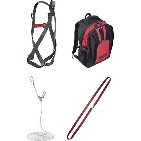 TEUFELBERGER Absturzsicherungsset Grip 11 im Rucksack (1/4)