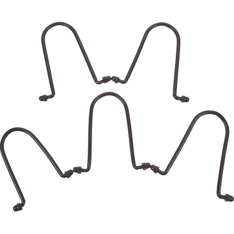 Crochets pour Chaînes de Gouttière en Alliage d'Aluminium Lot de 5 Pièces Accessoires pour Jardin et Évacuation d'eau de Pluie Résistants et Adaptés aux Gouttières Extérieures (1/5)