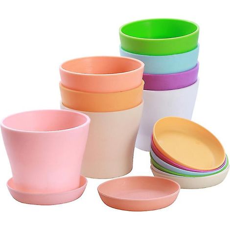 16 pots de fleurs à taille haute (1/3)