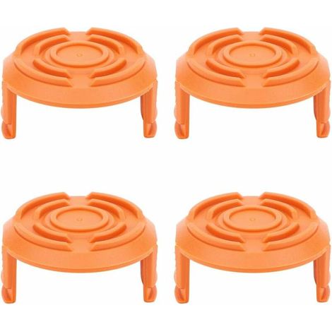 4 Pcs Capuchons de Bobine, Capuchon de Tondeuse à Gazon Bobine de Remplacement Tondeuse à Gazon Capuchon de Bobine Accessoires de Tondeuse à Gazon (1/5)