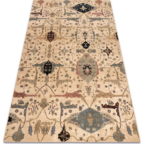 Tappeto di lana POLONIA Persej orientale crema beige 170x235 cm