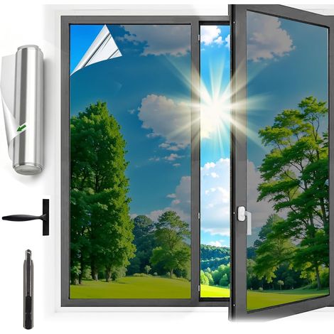 Film autocollant pour fenêtre - Protection solaire - Protection contre la (1/5)