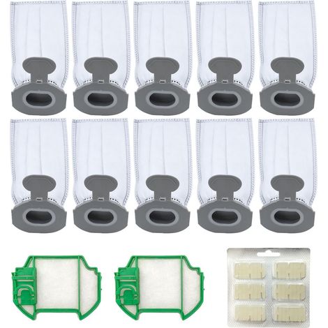 Kit de sac à poussière économique pour aspirateur sans fil Vorwerk Kobold VK7 : sac à poussière avec préfiltre et particules de parfum, compatible avec les accessoires FP7 k-AquaForge (1/5)