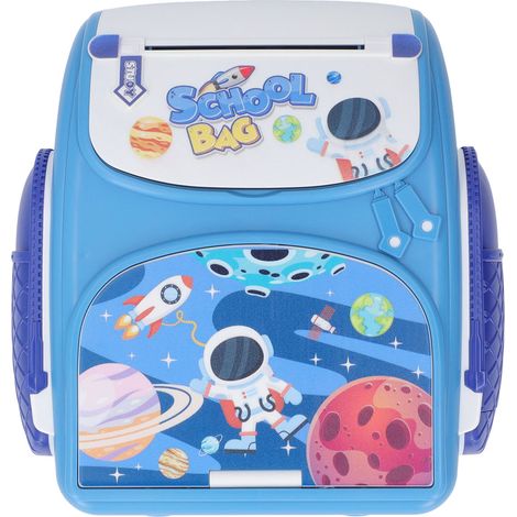 Tirelire électronique intelligente en forme d'astronaute avec lumière et code sécurisé pour sac d'école (1/5)