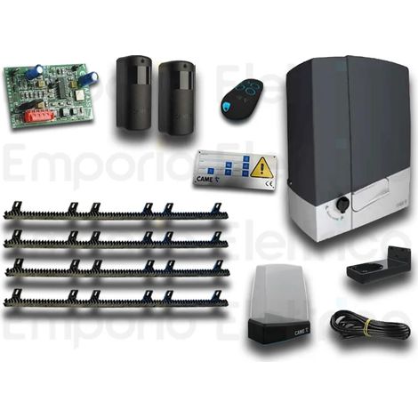 came kit automatisme bxv plus 801ms-0580+4 mt crémaillère nylon emp8k01ms-057crem