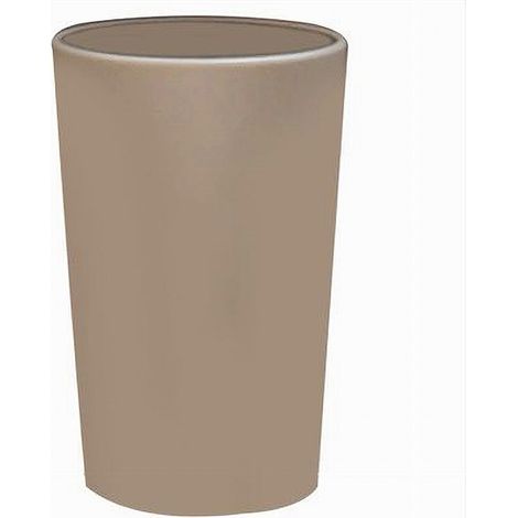 Trade Shop - Bicchiere Portaspazzolini Dentifricio Colore Tortora Accessori Arredo Bagno 79191 - (1/3)
