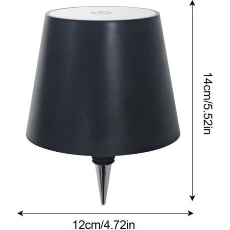 Abat-jour - Lampe bouteille sans fil - Multicolore - Rechargeable USB - Design contemporain (1/4)