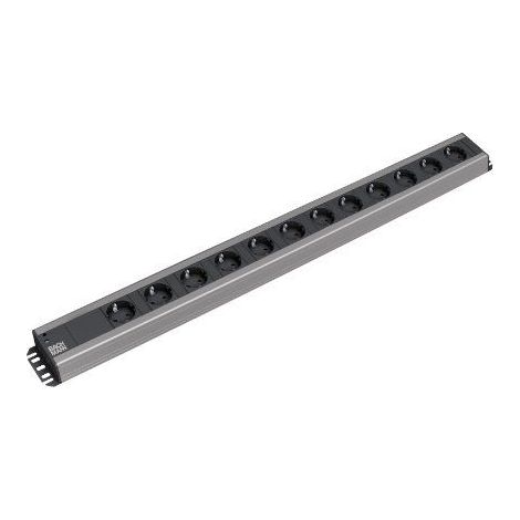 BACHMANN BLOC DE PRISE POUR ARTISANS 12xCEE7/3 Courant 2,0m CEE7/7, 300.002