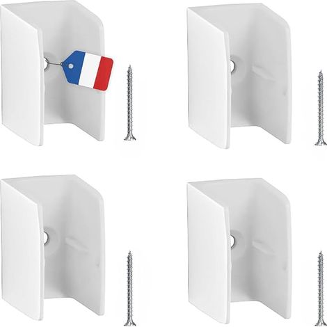 Roller Shutter Crank Lock Wall Clips White (1/5)