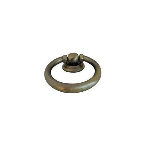 Bouton Meuble Laiton Vieilli Zamak - 40x45x11mm