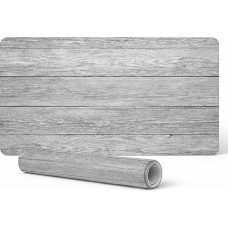 Alfombrilla antideslizante duradera para escritorio con fondo de tableros de madera, 100x50 cm.