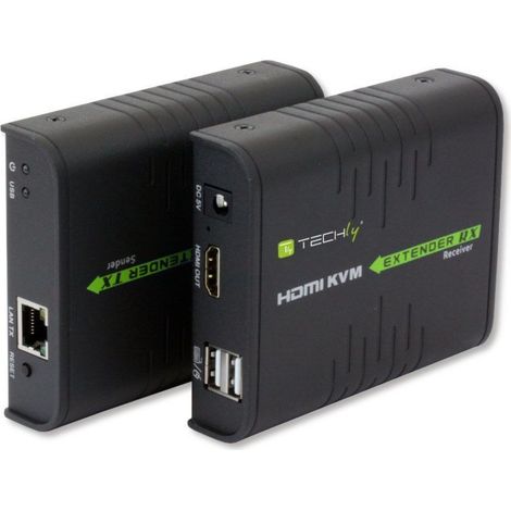 Extender hdmi kvm Techly su cavo di rete (1/5)