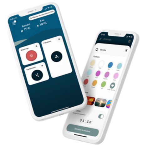Ccei – Coffret électrique connecté Tild VP – Filtration automatique piscine – Application smartphone iOS/Android – Gestion éclairage et couleurs (1/4)